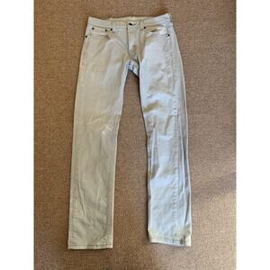 Levis 511 Jeans Men's 32X32 Blue Gray Stretch Straight Leg Slim Fit Distressed